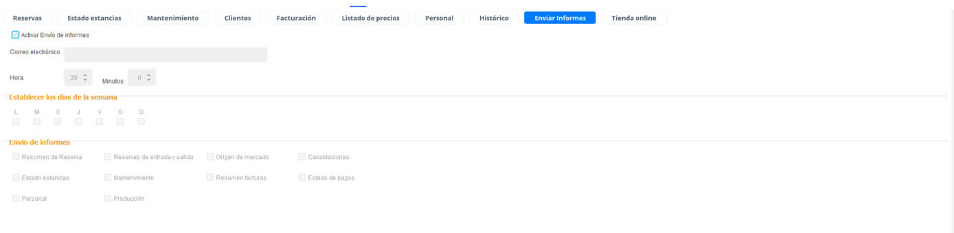 Envío automático de informes
