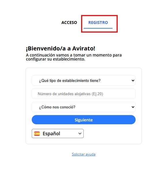 Formulario de datos básicos del alojamiento
