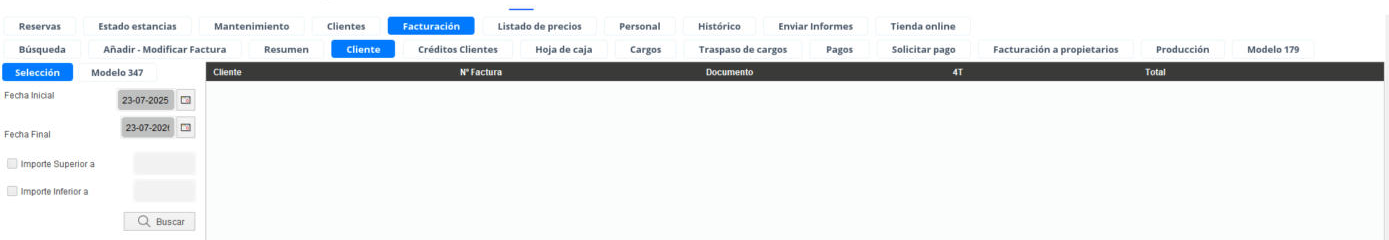 Cliente y Modelo 347